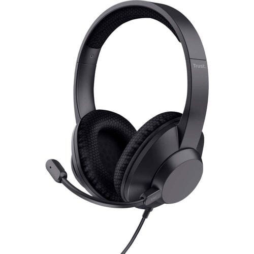 Trust Ayda Max USB ENC Headset - PC Headset - Noise Cancelling Microfoon - Bedraad via USB - Verstelbare Hoofdband - Zwart