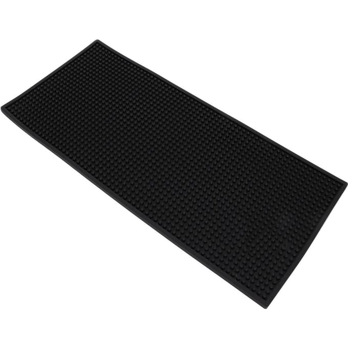PVC Salon Warmte-isolerende Mat Flexibele Kapperszaak Kniptools Antislip Pad black