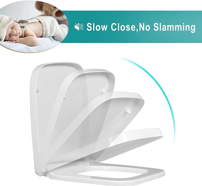 Toiletbril met Quick Release en Softclose-functie - Wit