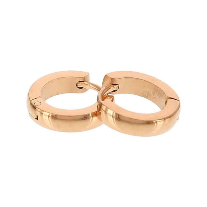 Kalli edelstalen Oorbel 1830 Rose 12mm