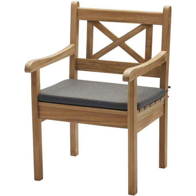Skagerak by Fritz Hansen Skagen tuinstoel zitkussen - houtskoolgrijs