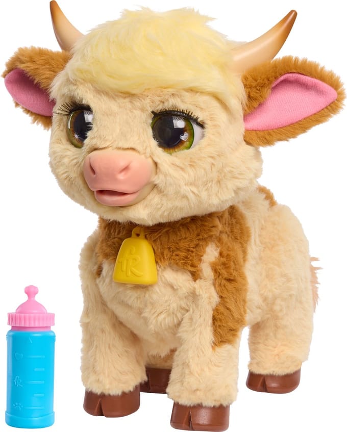 Hasbro FurReal Maggie de koe Elektroniche knuffels Interactieve knuffels