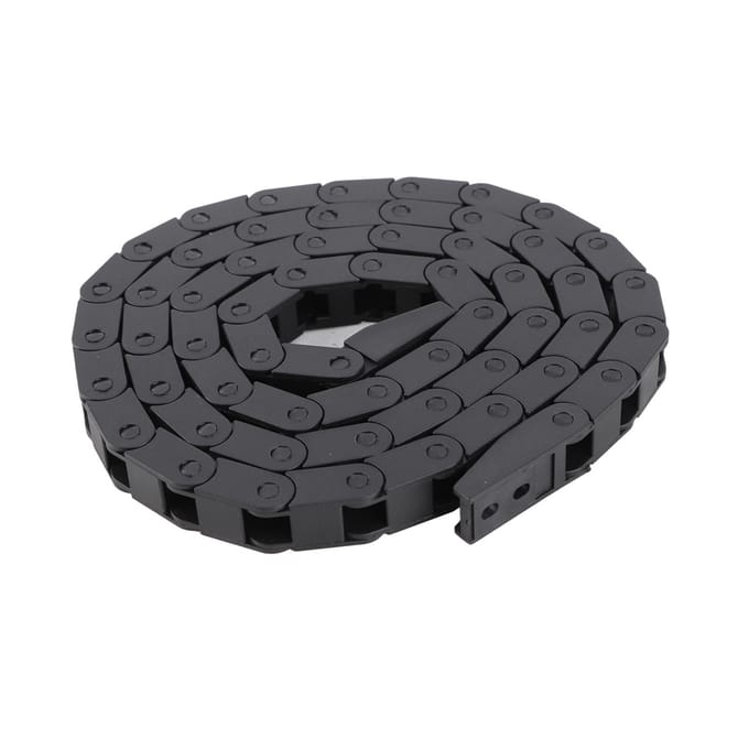 7 X 7mm Zwarte Brugtype Nylon Energie Sleepketting voor 3D-printer CNC Machinegereedschap gray