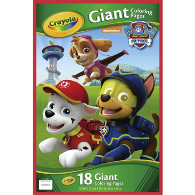Paw Patrol groot kleurboek met stickers