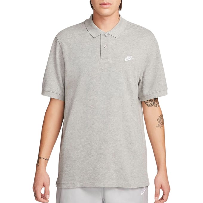 Nike Club Poloshirts Heren - Grijs - Maat S