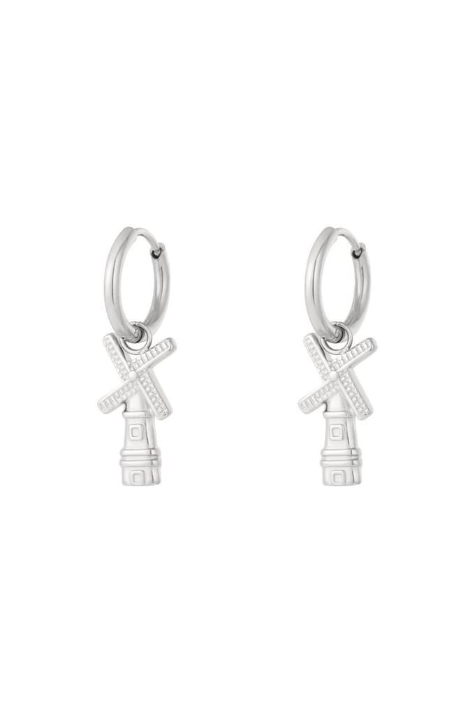 Dutch Breeze oorbellen Zilver
