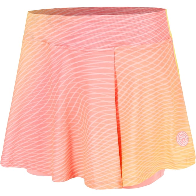 BIDI BADU Out of Control Wavy Rok Meisjes-pink, neongeel