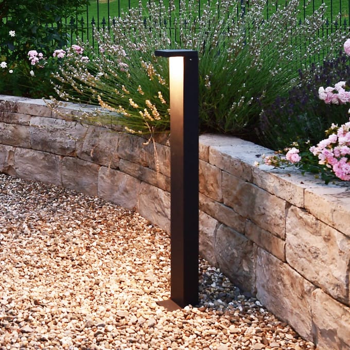Deko Light 733072 Lerna 1000 Staande LED-tuinlamp LED LED vast ingebouwd 7.4 W Grijs