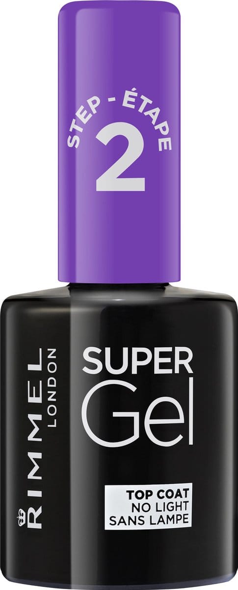 Rimmel London SuperGel Gel Nagellak Top Coat - 00 Transparant