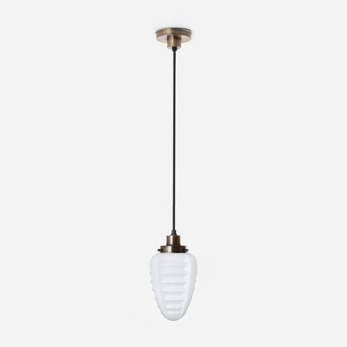 Hanglamp aan snoer Parole 20's Brons - Art Deco Trade