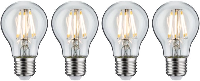 Filament Set LED-gloeilamp E27 230V 4x806lm 4x7W 2700K Helder