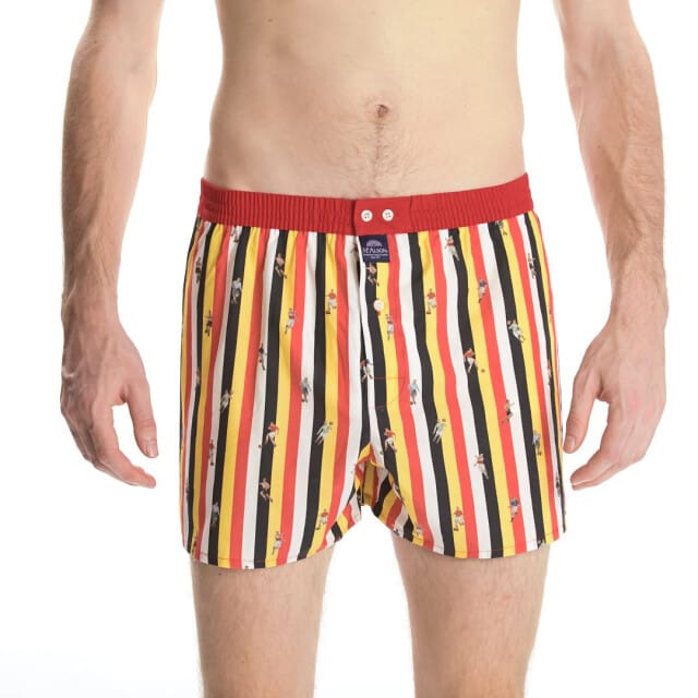 McAlson Boxershort Footbal yellow Rood XL Voetbal Belgie WK