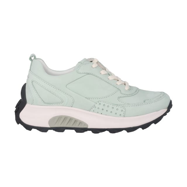 Gabor rollingsoft sensitive 26.915.44 - dames rollende wandelsneaker - Groen - maat 42.5 (EU) 8.5 (UK)