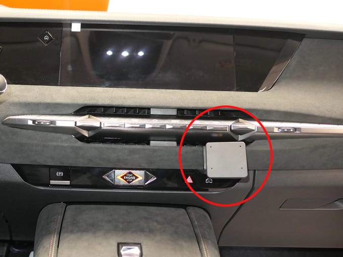 Brodit ProClip houder geschikt voor Citroën DS4 2022 - Angled mount