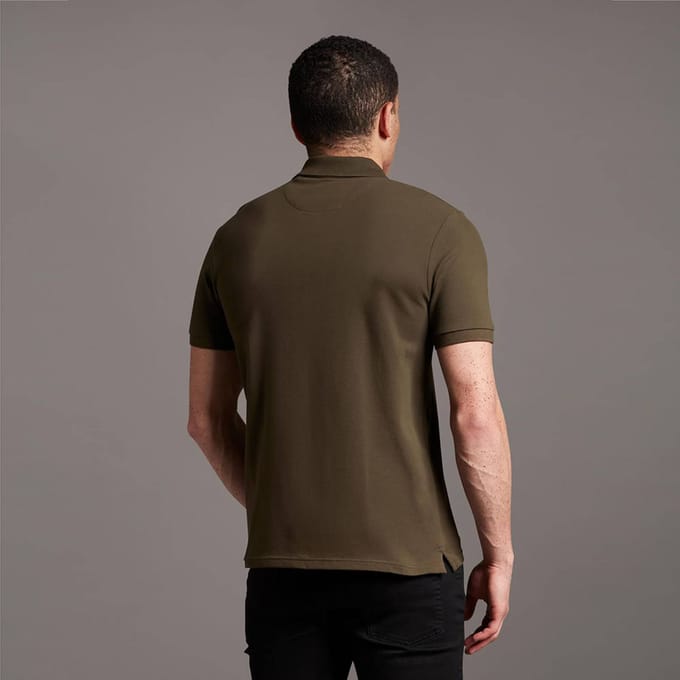 Lyle & Scott Polo SS Plain Polo Shirt Groen