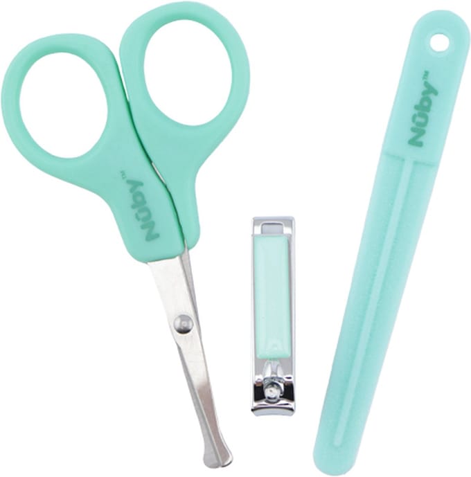 Nûby - Nagelverzorgingsset voor baby's - Groen - 0m+