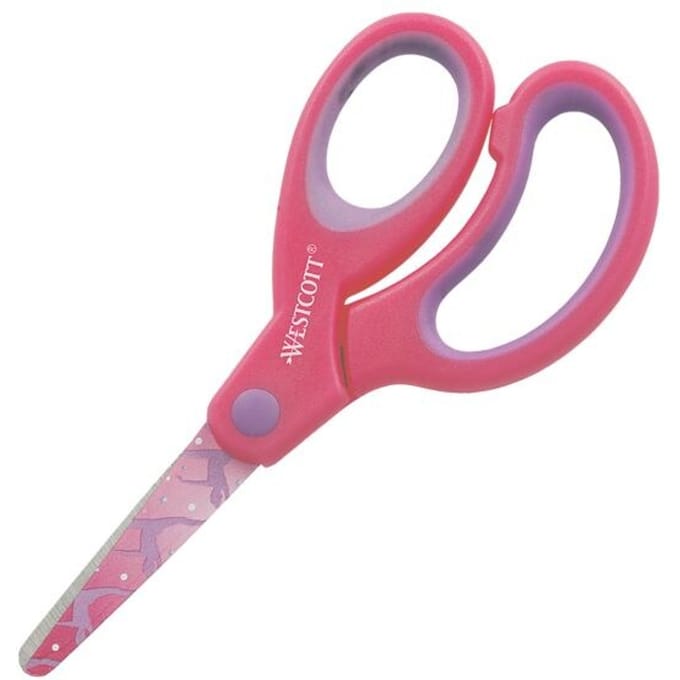Westcott kinderschaar - softgrip Junior - 13 cm - ronde punt - roze - AC-E21560