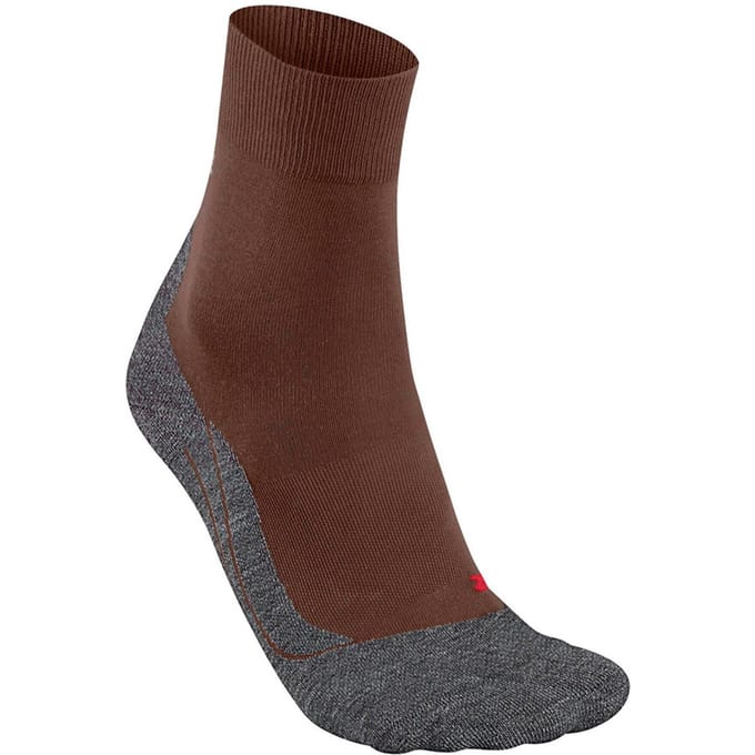 FALKE RU4 anti-blaar katoen functioneel materiaal hardloopsokken heren bruin - maat 46-48