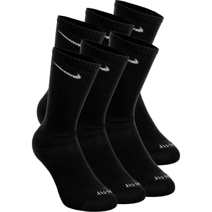 Nike Everyday Plus Cushioned Crew 6-pack Sokken Zwart K010