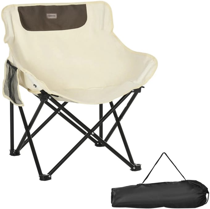 Klapstoel - Campingstoel - Stoelen - Kuipstoel - Wit