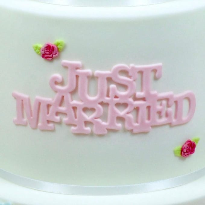 FMM Just Married Cutter
