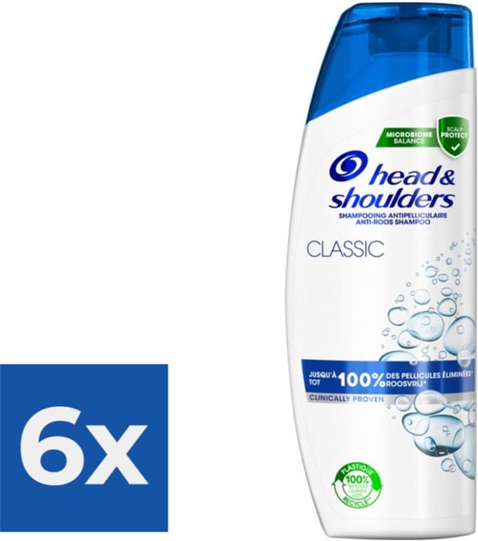 Head & Shoulders - Shampoo - Classic - 285ml x 6