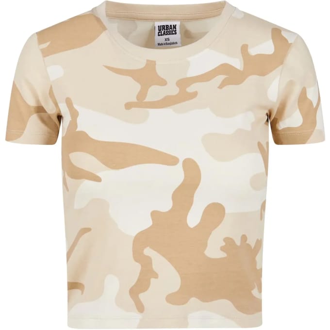 Urban Classics - Cropped Camo Crop top - XXL - Beige