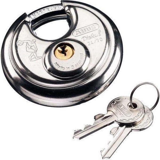 Abus Hangslot discus 70 mm 24/70ee0121 gelijksluitend