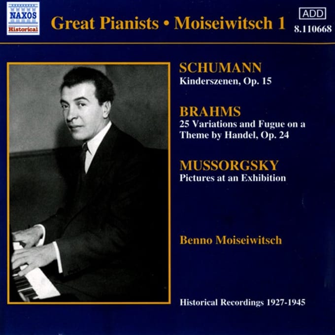 Benno Moiseiwitsch - Piano Works 1 (CD)