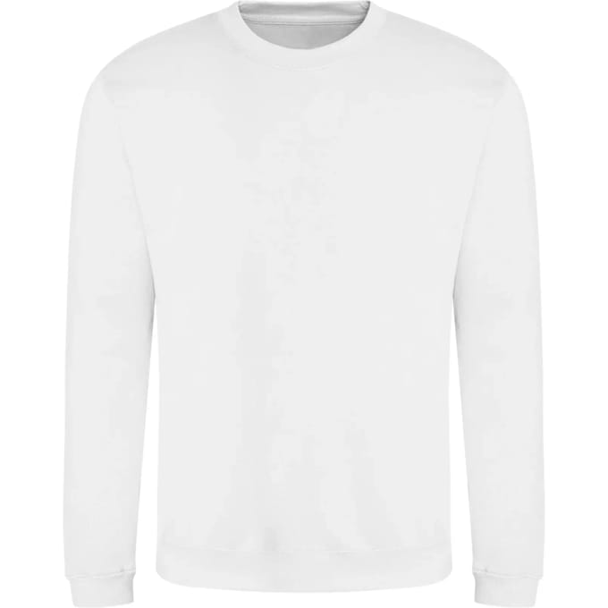 Just Hoods - AWDis Sweat - Arctic White maat M