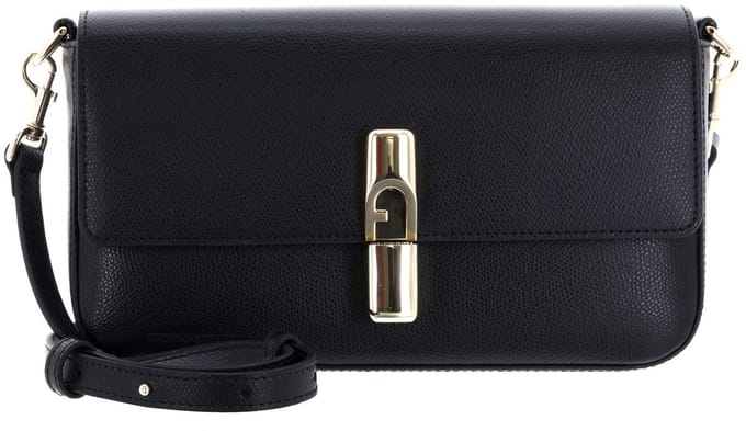FURLA Leren schoudertas Iride Crossbody Bag Nero zwart