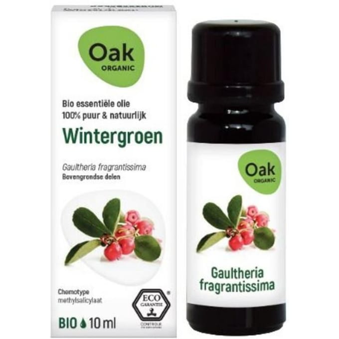 Oak Wintergroen Essentiële Olie Bio 10 Etherische olie