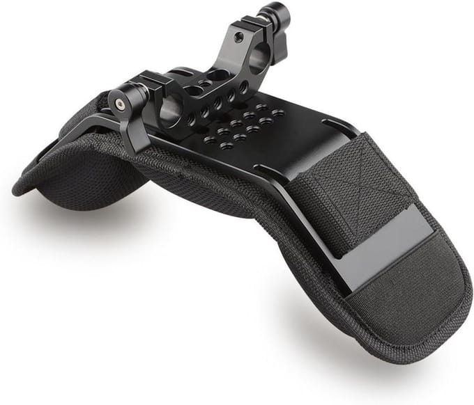 Allecta - Schouderkussen voor DSLR Rig met 15 mm railblok voor videocamcorder DV/DC Support System