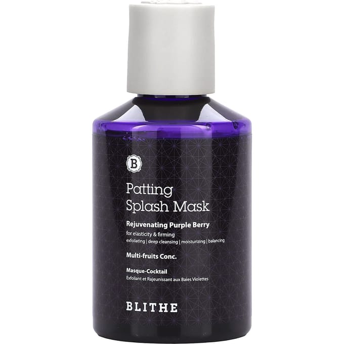 Blithe Fatting Splash Beauty Mask, Verjongende Paarse Bessen, 150 ml (5,07 fl oz) white