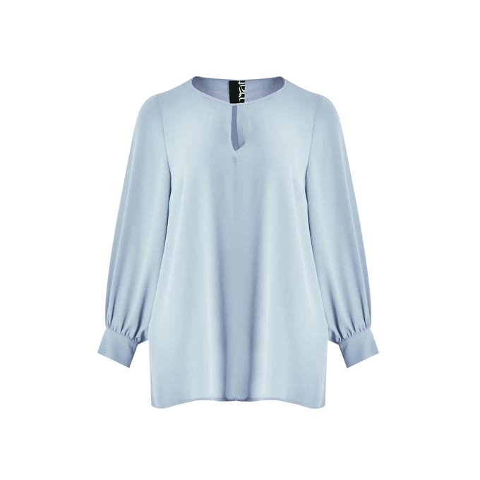 Blouse met lange mouwen van chiffon voor dames Mat Fashion