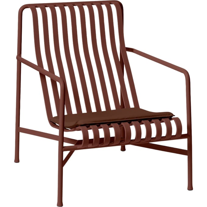 HAY Zitkussen Palissade Lounge Chair High - iron red
