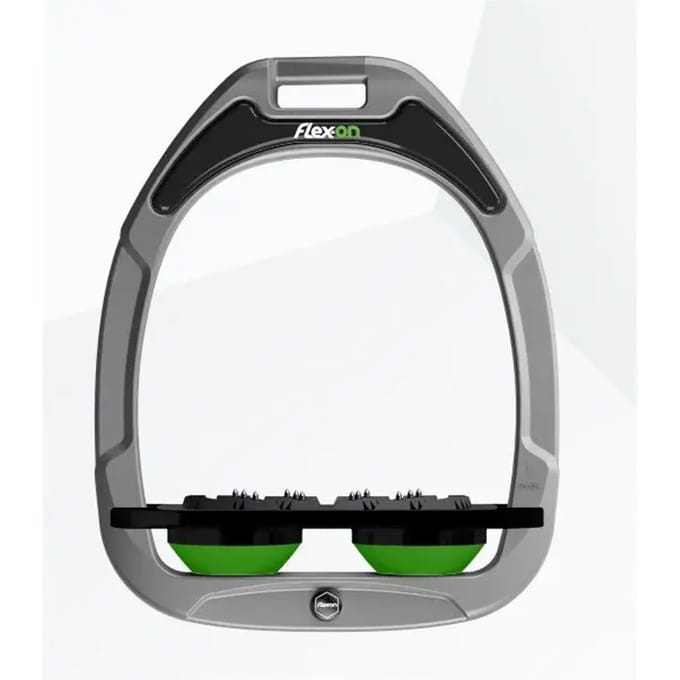Platte Ultra Grip Aluminium/Zwart/Groen Flex-On Green Composite