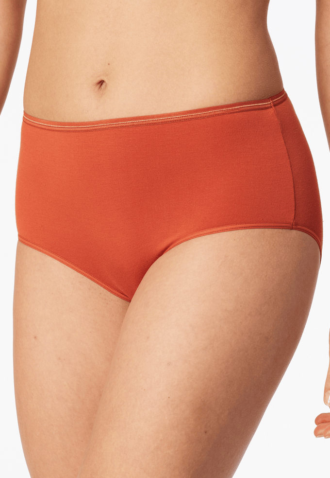 Midislips, set van 2, terracotta/crème - Modal Essentials 48