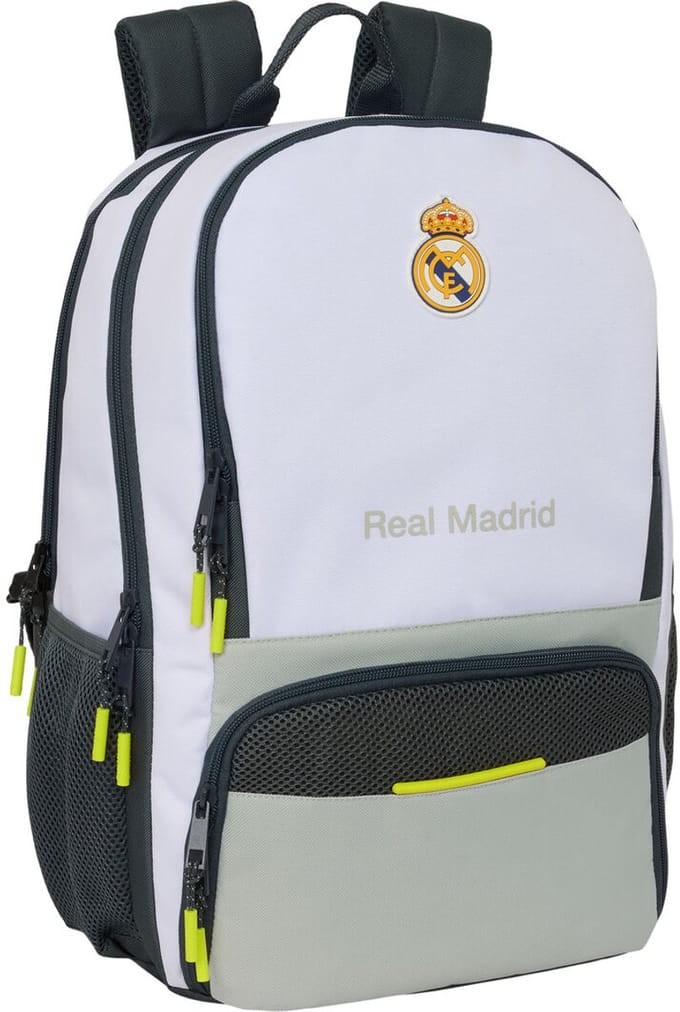 Schoolrugzak Real Madrid C.F. Wit 30 x 42 x 17 cm