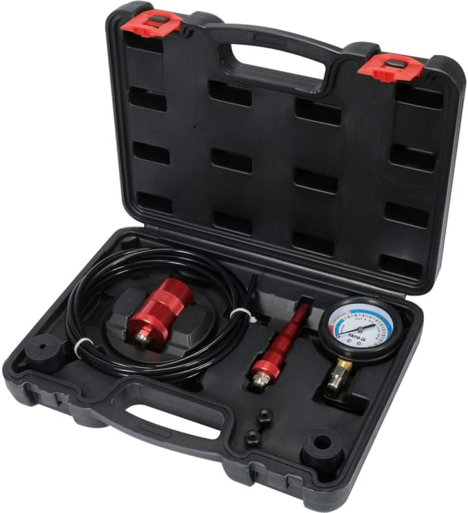 YATO 8 Delige Koelsysteemdruk Tester Set