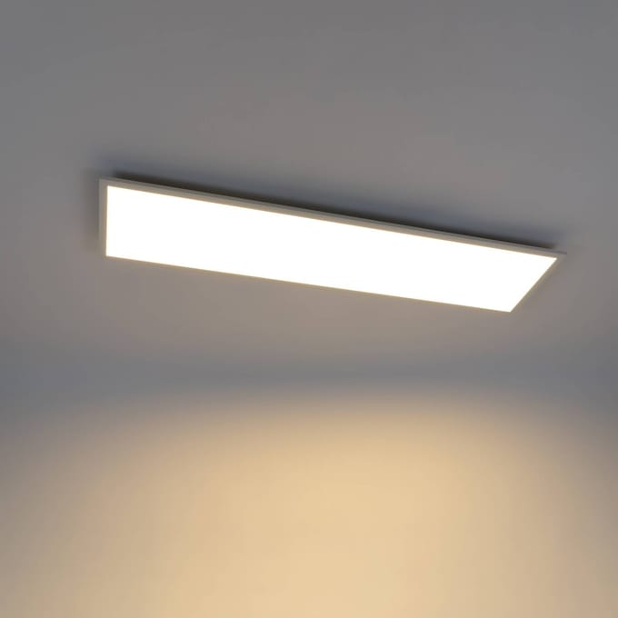 Lindby LED paneel Luay, 120 x 30 cm, CCT, afstandsbediening, dimbaar