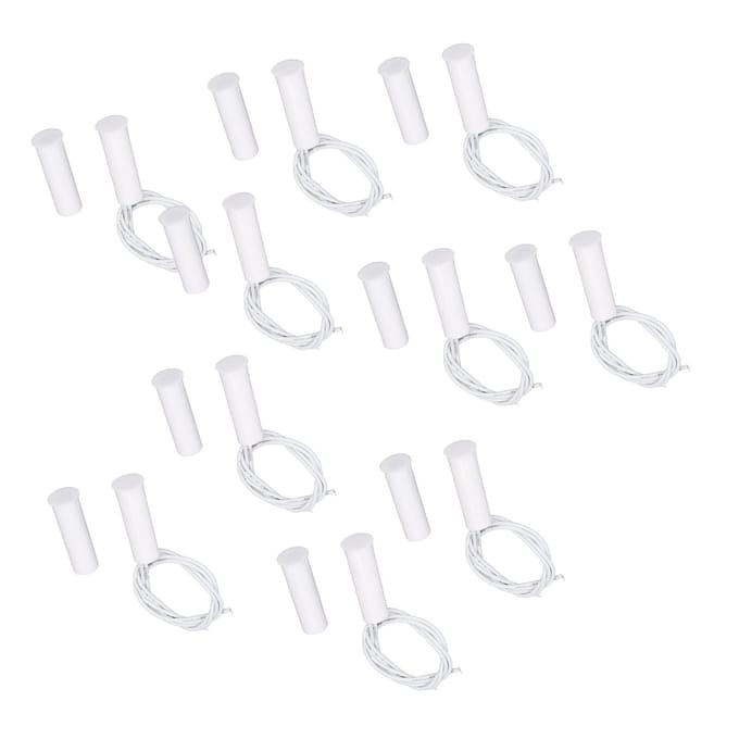 10 Sets Verzonken Magnetische Schakelaar DC100V 10W NC Type Vlamvertragend Deursensor Raam Reed Schakelaar white