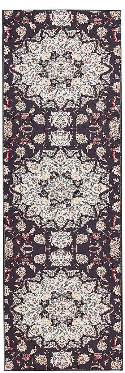 ARITAS - Loper tapijt - Zwart/Beige - 80 x 240 cm - Polyester