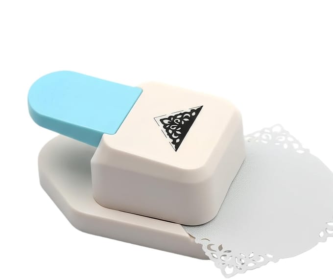 Papier Perforator - Hole Puncher Bloem - Kaarten Maken - Bloemenrand Ontwerp - 15x10x8 cm - A