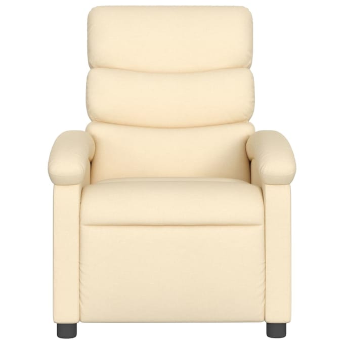 vidaXL - Relaxfauteuil - crème - stof