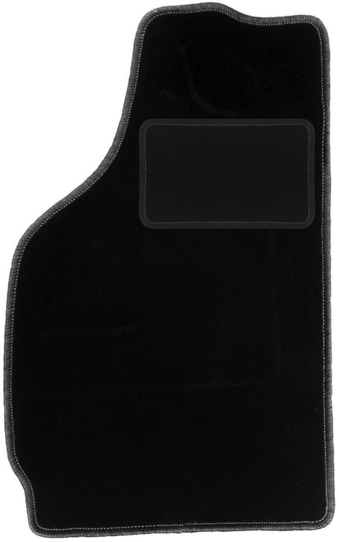 Bestuurdersmat zwart voor: Daewoo Tico hatchback (1996-2001)