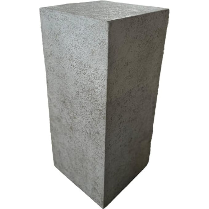 PTMD - Bloemenzuil Laina - Wit - 35x35x80cm