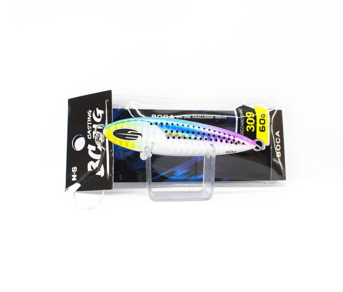 NS Black Hole Metal Jig Boca 60 grammes 309 Gizzard Shad (7223)