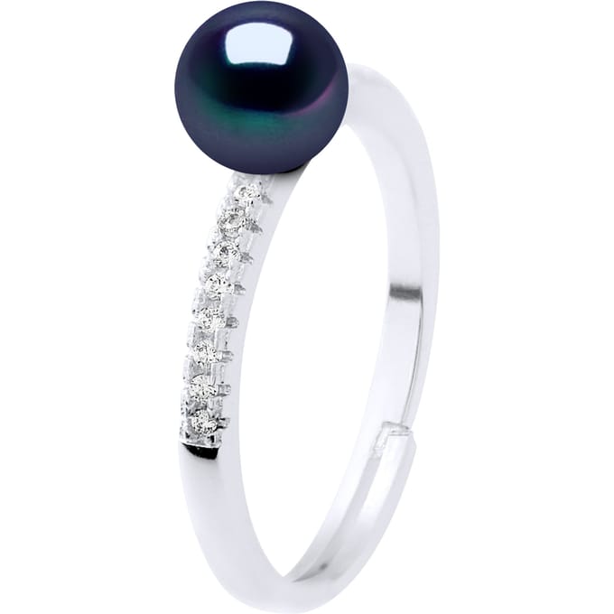 Ring Sieraden - Echte Gecultiveerde Zoetwaterparel Rond 7-8 mm