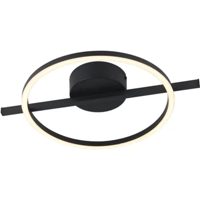Eglo Plafondlamp Amandolo Rond Zwart 17w